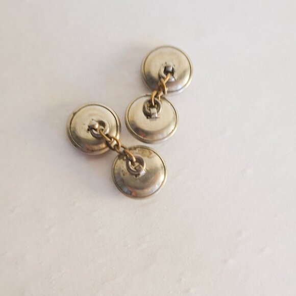 Mother of Pearl Antique Cufflinks - Picture 2 of 2